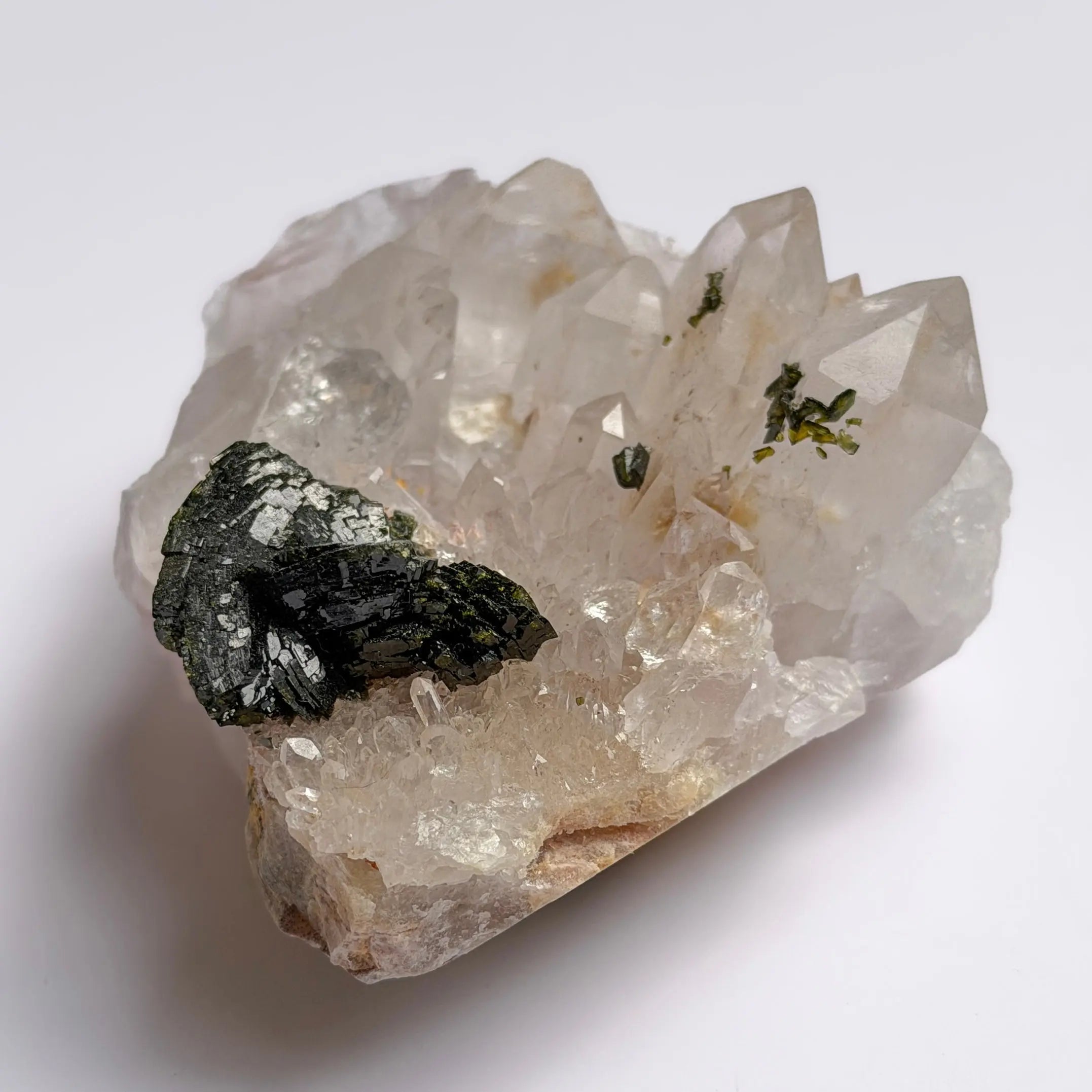 Garden Quartz: Classic Epidote Quartz view 2
